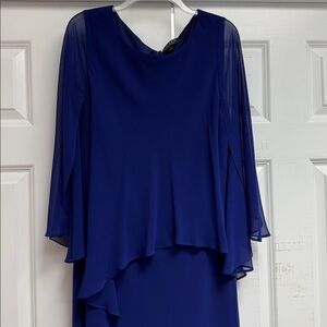 Ralph Lauren Blue Long Sleeve Dress